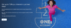 uob one account promo banner