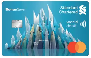 standard chartered bonus saver debit card cardface