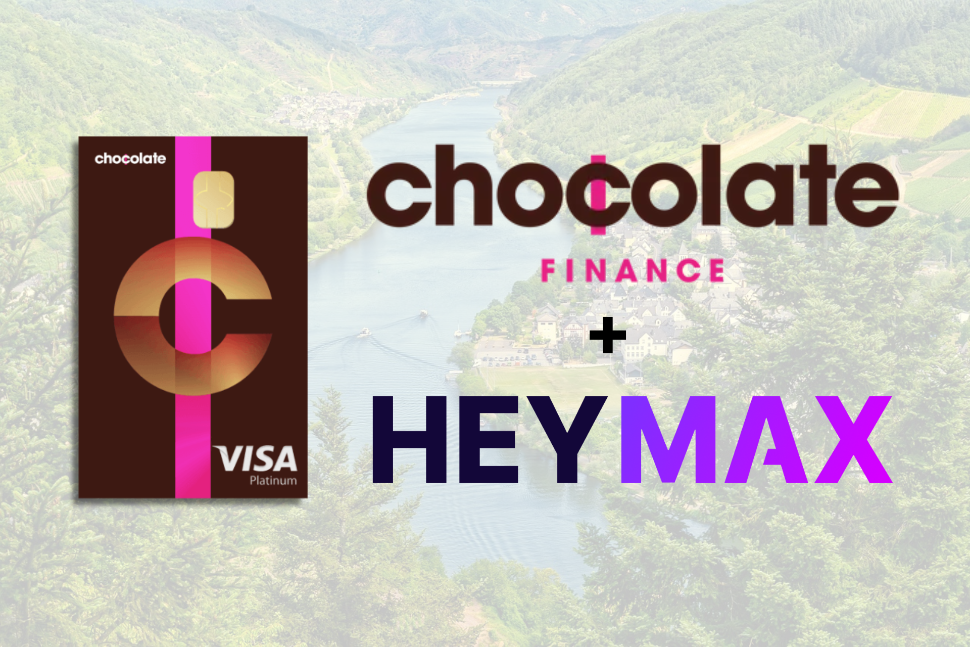 choco finance and heymax logo with background