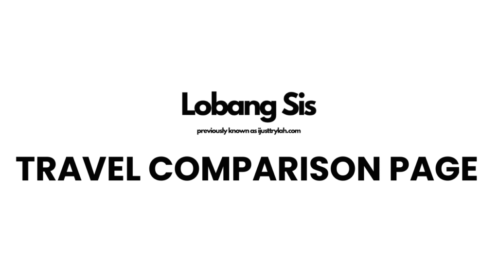 Travel Comparison Page