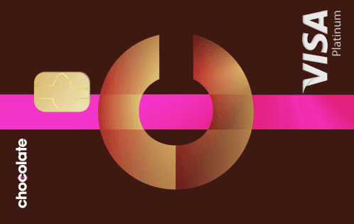 Chocolate Visa Debit Card