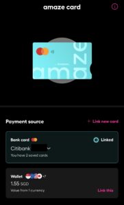 instarem linked card function