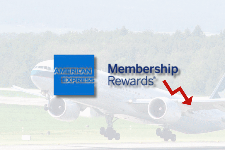 amex logo with airplane background