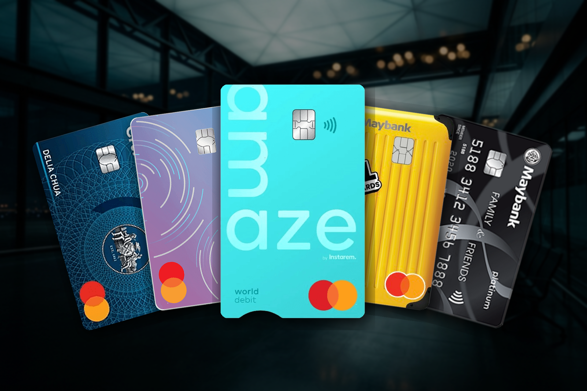 Instarem Amaze card with Citi Rewards, OCBC Rewards, Maybank XL Rewards and Maybank Family & Friends — the best credit cards to link with Amaze in Singapore