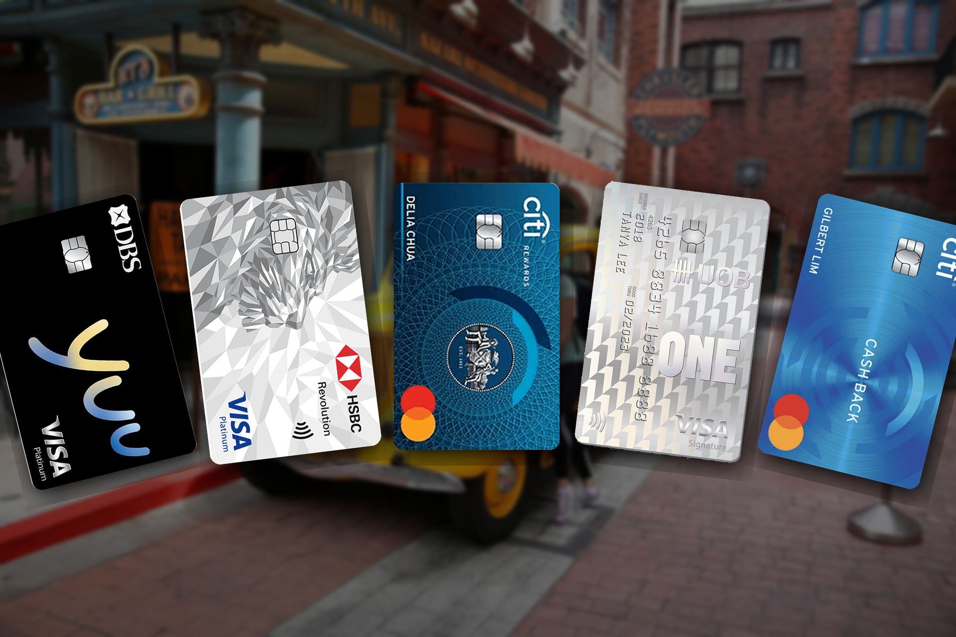 DBS yuu Visa, HSBC Revolution, Citi Rewards, UOB One, Citi Cashback Card — Best Credit Cards for Grab Ride-Hailing in Singapore 2026 Edition