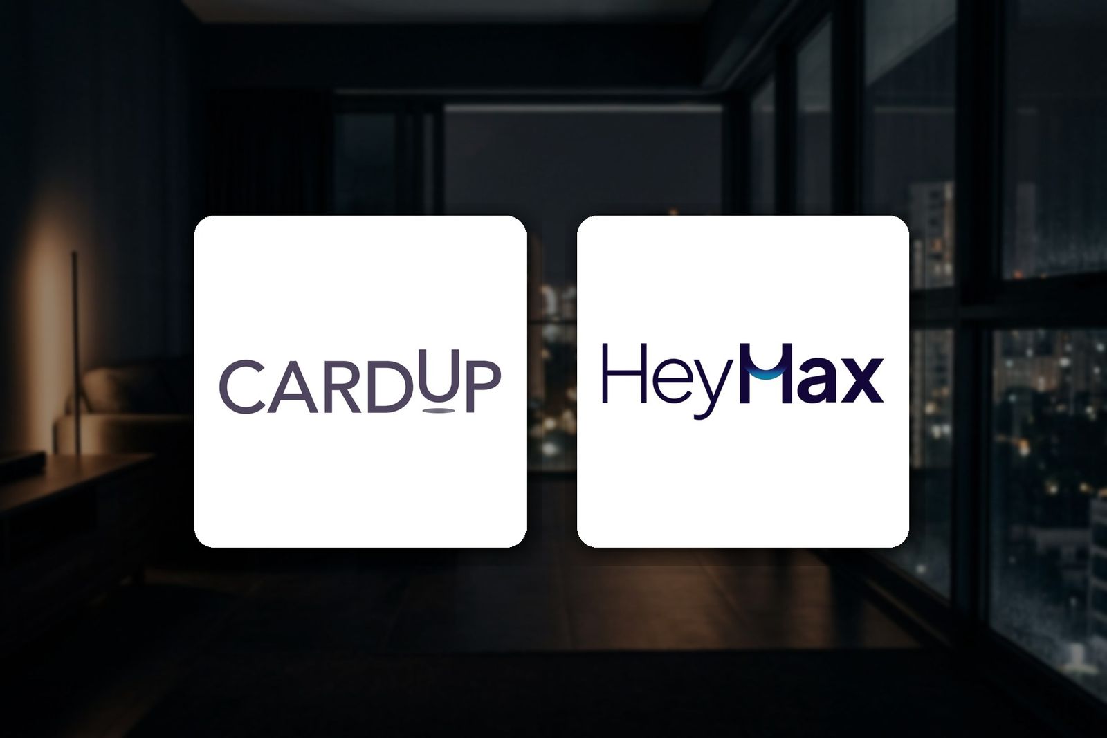 CardUp and HeyMax logos — earning Max Miles on mortgage, insurance and property tax by PayNow