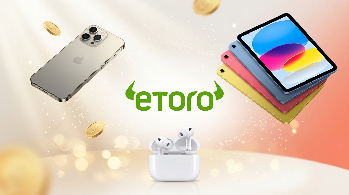 eToro Singapore Sign Up and Enter to Win promotion — win an iPhone 17 Pro Max, AirPods Pro 3, or a Lobangsis iPad