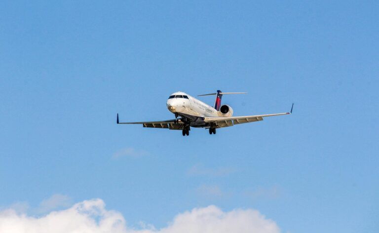 airplane in the sky