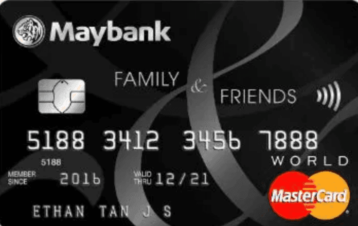 Maybank Family  Friends Card
