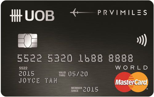 UOB PRVI Miles World Mastercard